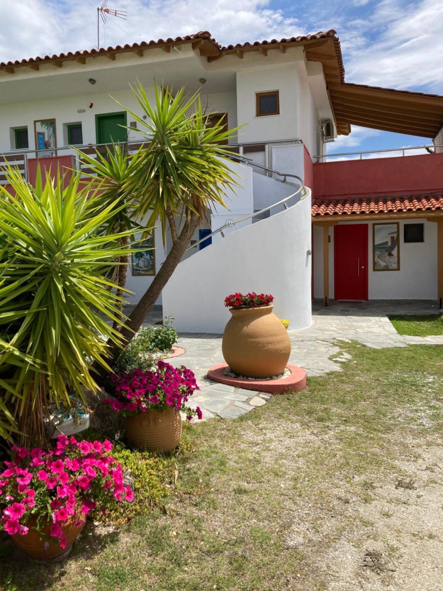 Marianna Sea View Afitos公寓 外观 照片