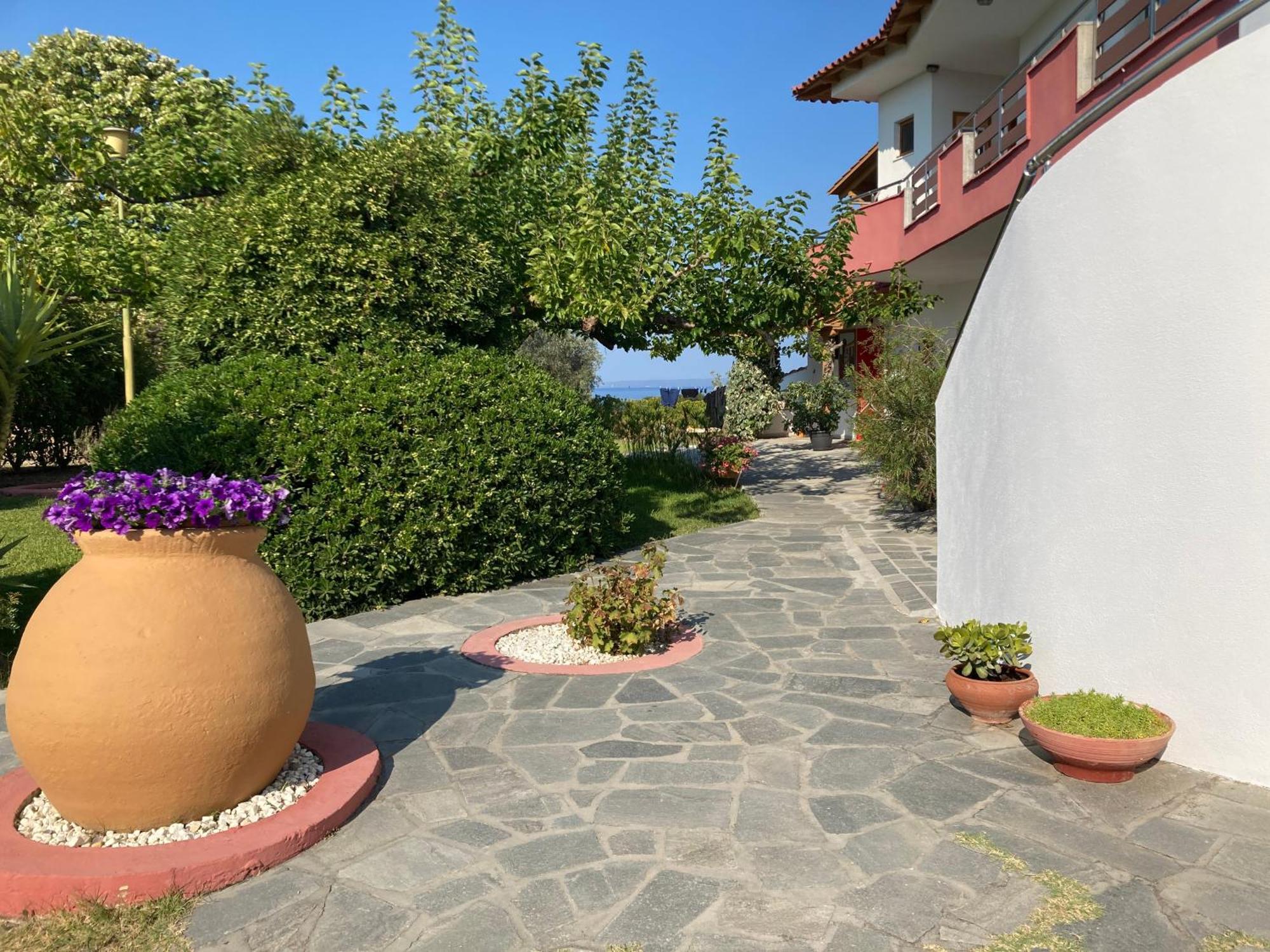 Marianna Sea View Afitos公寓 外观 照片