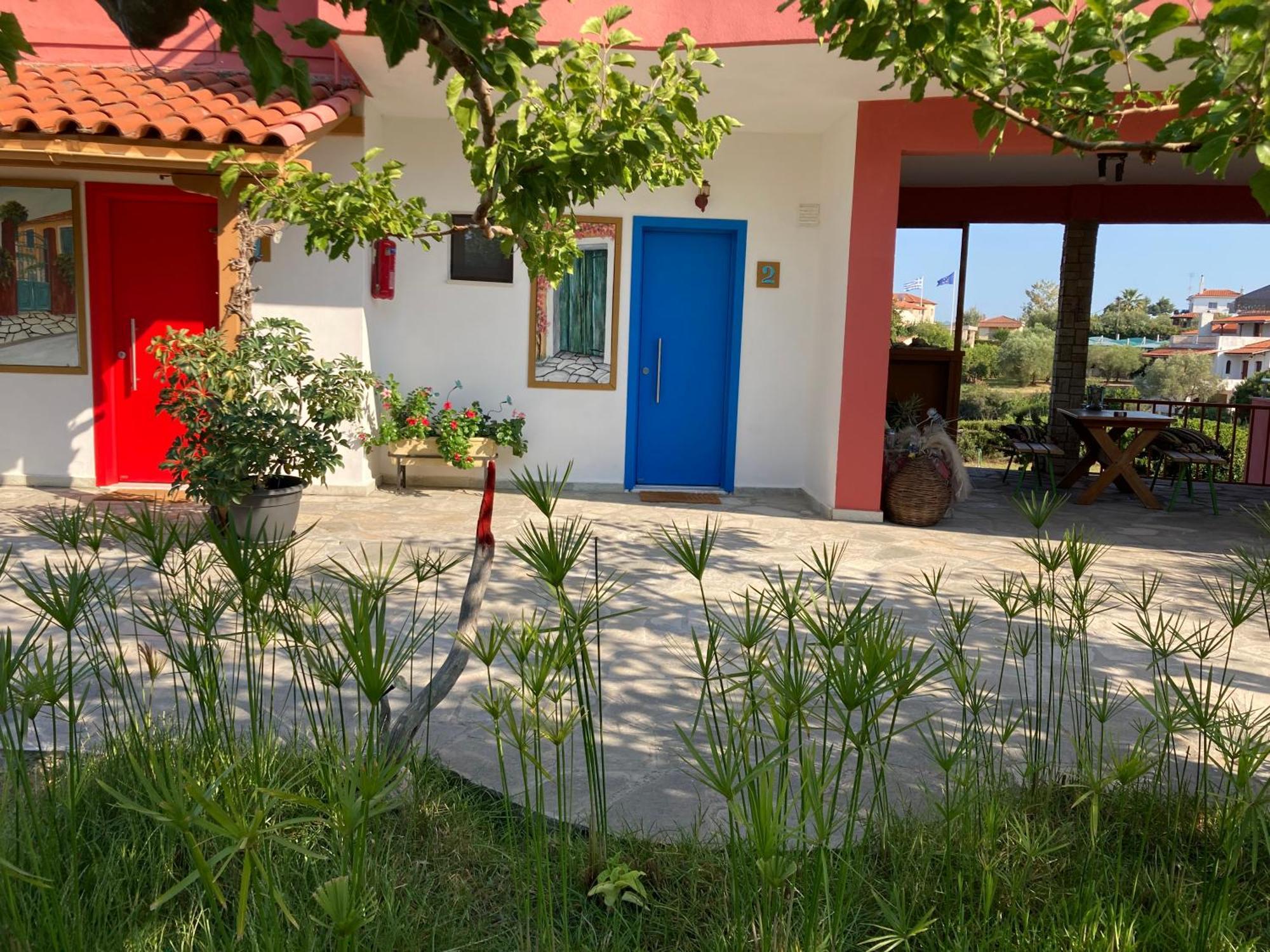 Marianna Sea View Afitos公寓 外观 照片