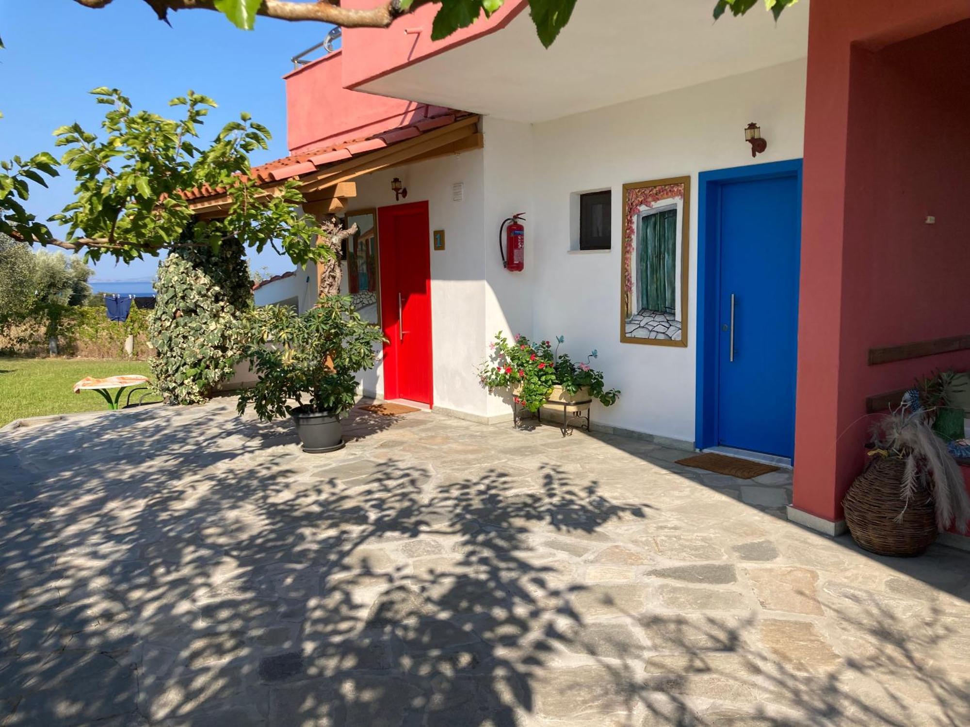 Marianna Sea View Afitos公寓 外观 照片