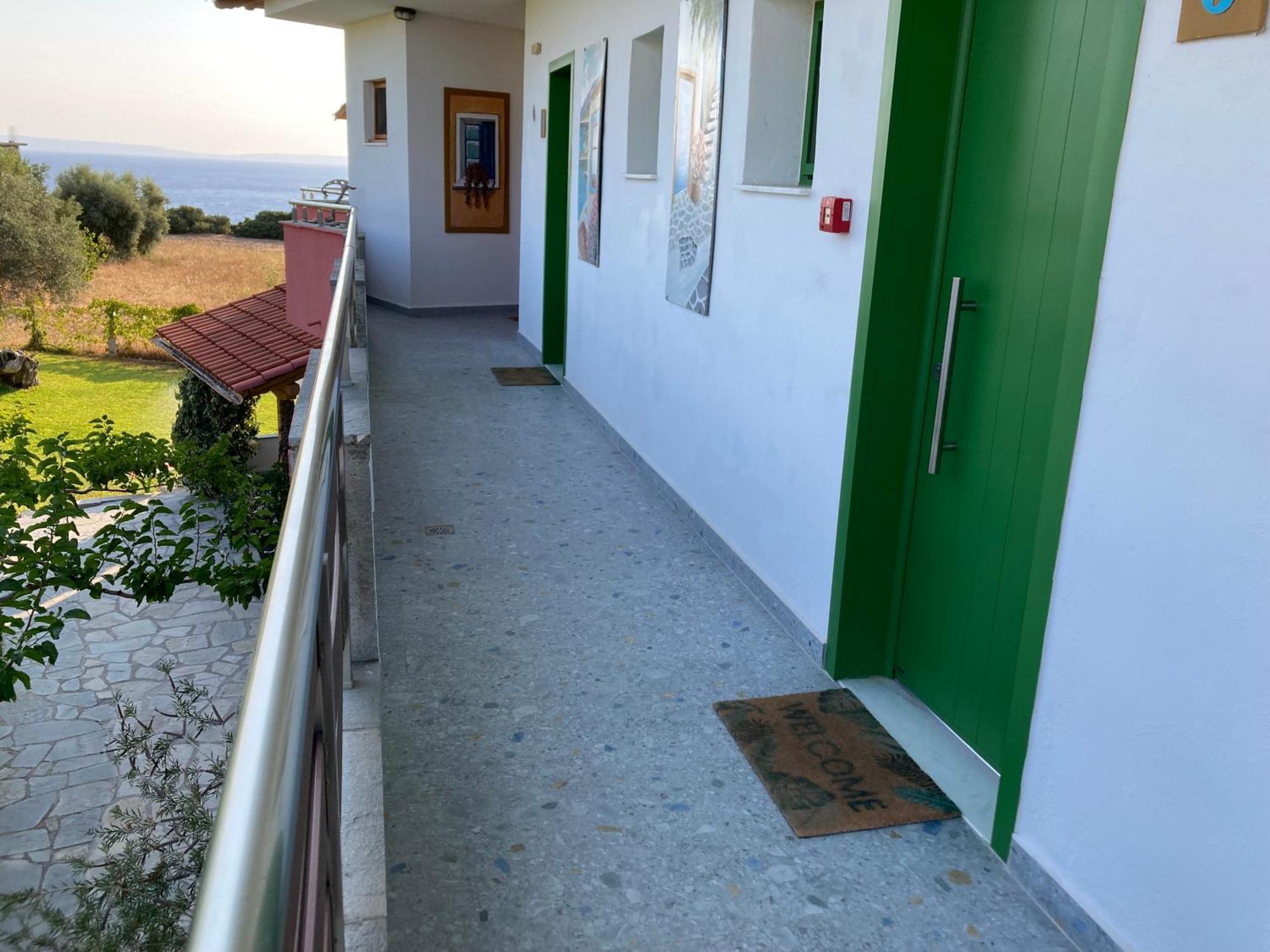 Marianna Sea View Afitos公寓 外观 照片